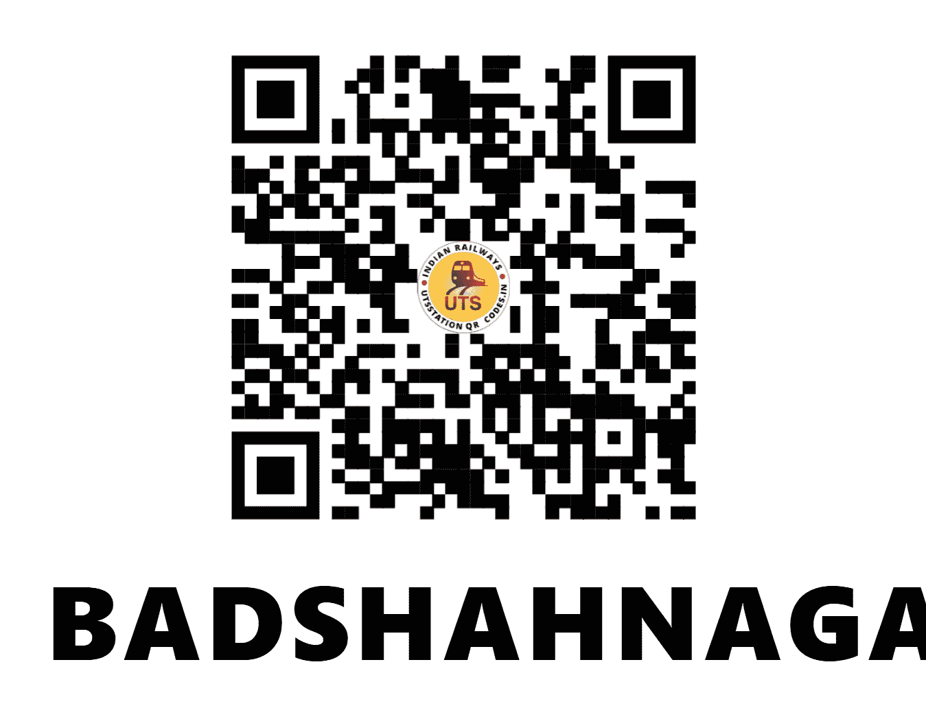 UTS QR Code for BADSHAHNAGAR - BNZ - NE (UTTAR PRADESH)